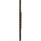 Ekena Millwork Melonie Ceiling Medallion (Fits Canopies up to 6 1/4"), Hand-Painted Green Gold, 36 1/4"OD x 1 7/8"P CM36MEGGS - alternate 3